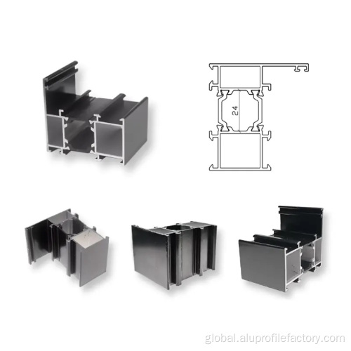 Kingspan Panels And Profiles Black sprayed thermal insulation aluminum window profile Manufactory